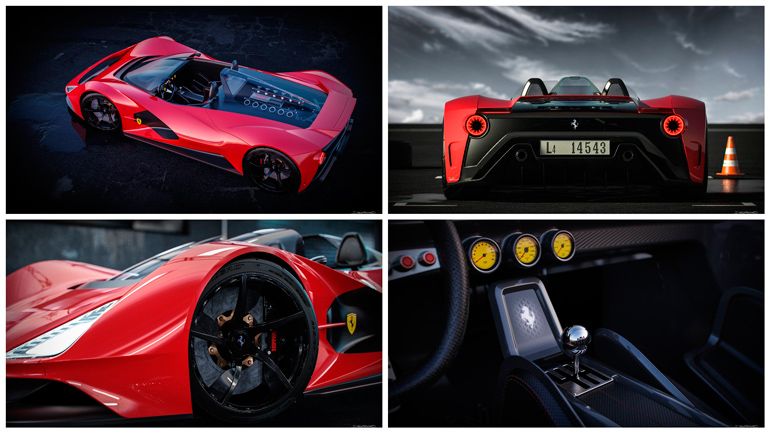 Интернет получил рендерные рисунки нового Ferrari Aliante