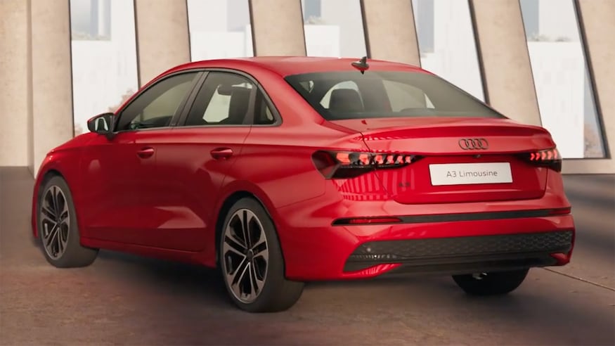 Представлено седан Audi A3 2025 року: Незначні оновлення та інноваційні фари